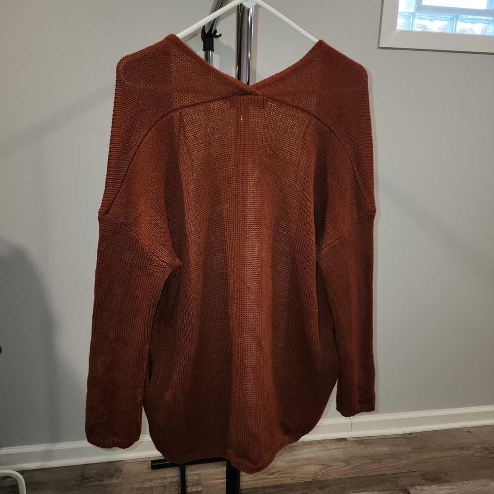 Forever 21 Rust Open-Front Cardigan - Picture 4 of 6